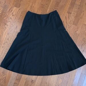 Ralph Lauren Elegant Black A-Line Skirt